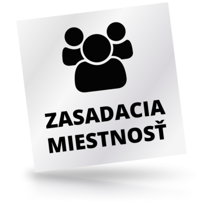 Zasadacia miestnosť - čtvercové označení