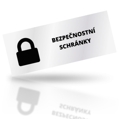 Bezpečnostní schránky - obdelníkové označení