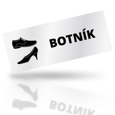 Botník - obdelníkové označení