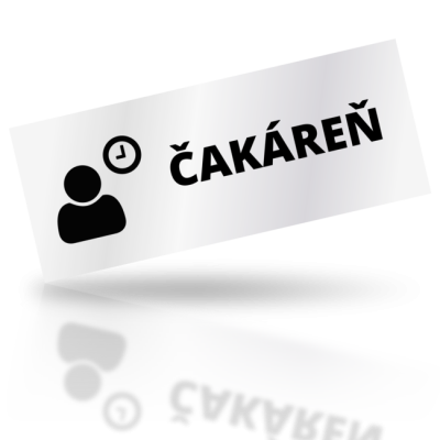 Čakáreň - obdelníkové označení