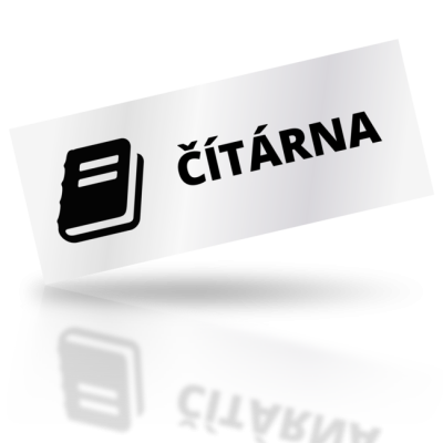 Čítárna - obdelníkové označení