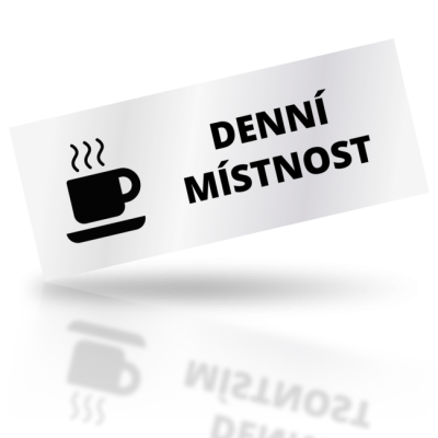 Denní místnost - obdelníkové označení