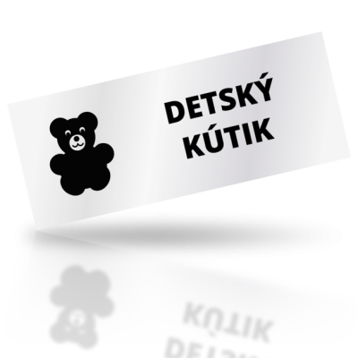 Detský kútik 02 - obdelníkové označení