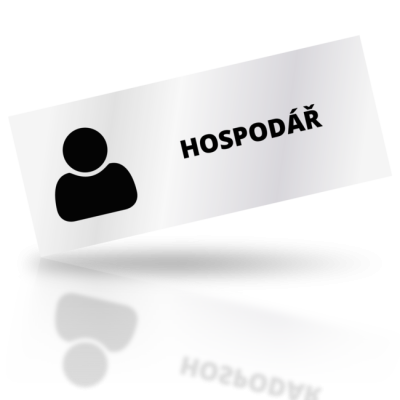 Hospodář - obdelníkové označení