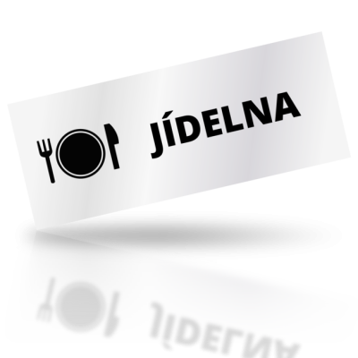 Jídelna - obdelníkové označení