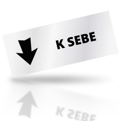 K sebe - obdelníkové označení