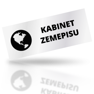 Kabinet zemepisu - obdelníkové označení
