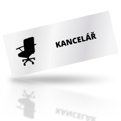 Kancelář - obdelníkové označení