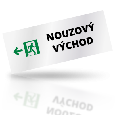 Nouzový východ 02 - obdelníkové označení