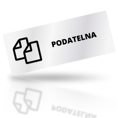 Podatelna - obdelníkové označení