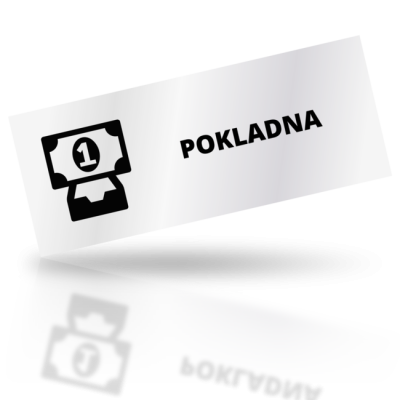 Pokladna - obdelníkové označení
