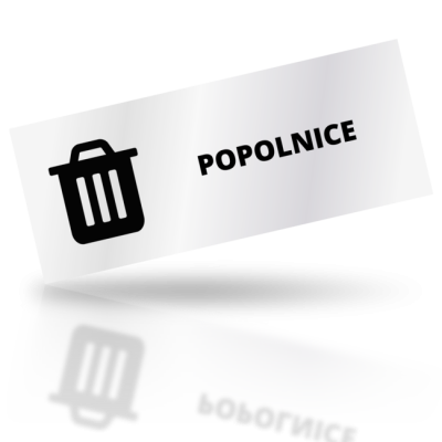 Popolnice - obdelníkové označení