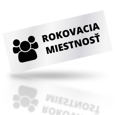 Rokovacia miestnosť - obdelníkové označení
