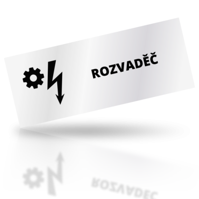 Rozvaděč - obdelníkové označení