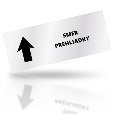 Smer prehliadky 03 - obdelníkové označení