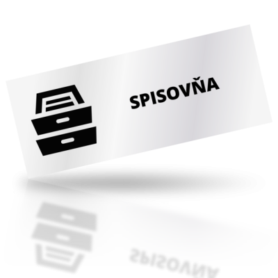 Spisovňa - obdelníkové označení