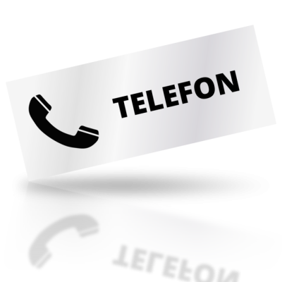 Telefon - obdelníkové označení