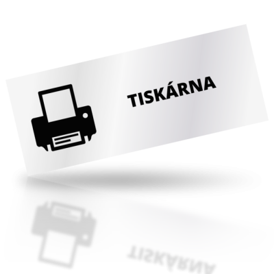 Tiskárna - obdelníkové označení