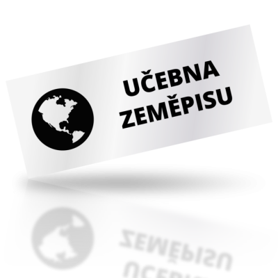 Učebna zeměpisu - obdelníkové označení
