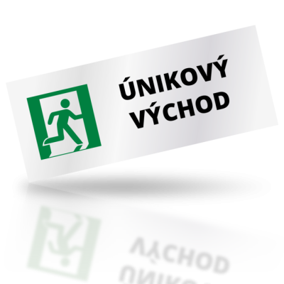 Únikový východ 05 - obdelníkové označení