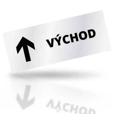 Východ 07 - obdelníkové označení