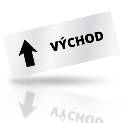 Východ 03 - obdelníkové označení