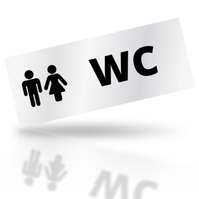 WC 01 - obdelníkové označení