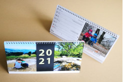 osobní kalendář s vlastními forografiemi