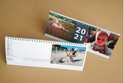 Vlastní stolní týdenní kalendář