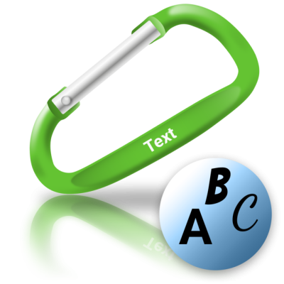 Karabina s vlastním textem - od 1 kusu