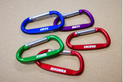 klíčenky s vlastním textem