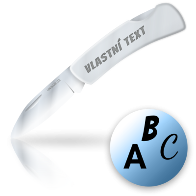 Malý kapesní nůž s vlastním textem - od 1 kusu