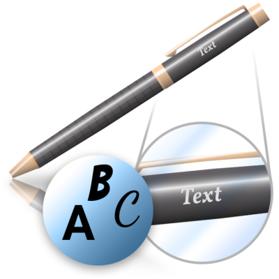 Kovová propiska s vlastním textem - od 1 kusu