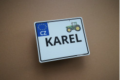 motorková značka s vlastním obrázkem