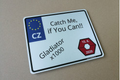 imitace značky - motorka - s vlastní grafikou