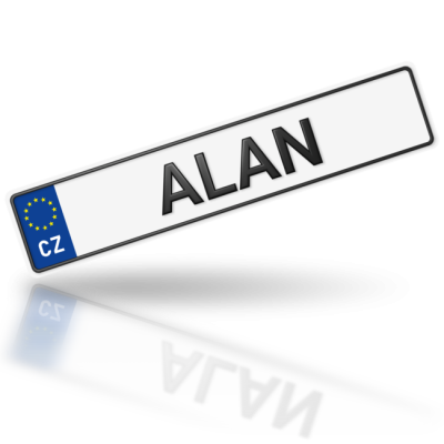 ALAN - imitace značky auta