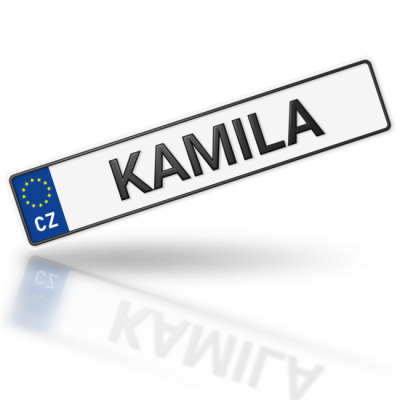 KAMILA - imitace značky auta