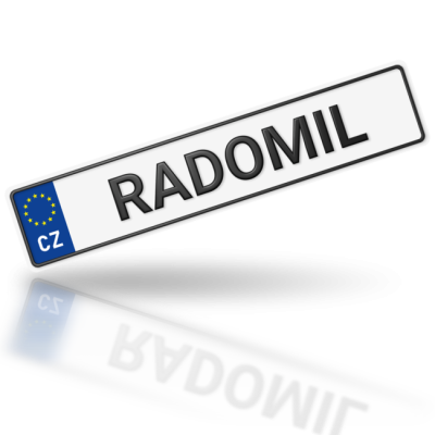 RADOMIL - imitace značky auta