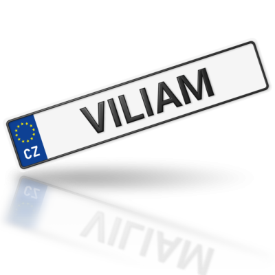 VILIAM - imitace značky auta
