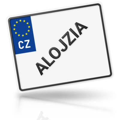 ALOJZIA - imitace značky motorky