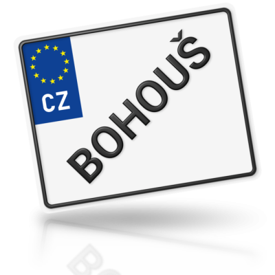 BOHOUŠ - imitace značky motorky