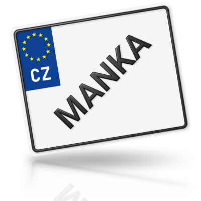 MANKA - imitace značky motorky