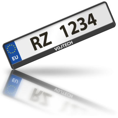 VOJTECH - rámeček na poznávací značku auta